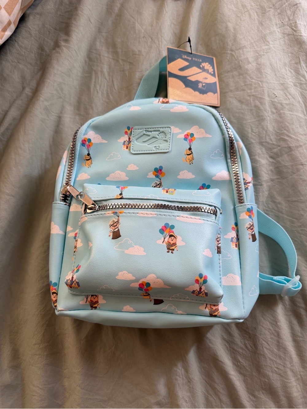 Disney Pixar Light Blue Up Mini Backpack